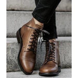 NIB Thursday Boot Company President Boots‎ Natural Tan Women 5